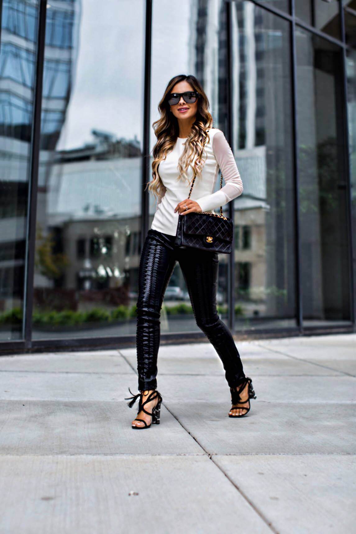 Trending: Lace-Up Leather Pants. - Mia Mia Mine