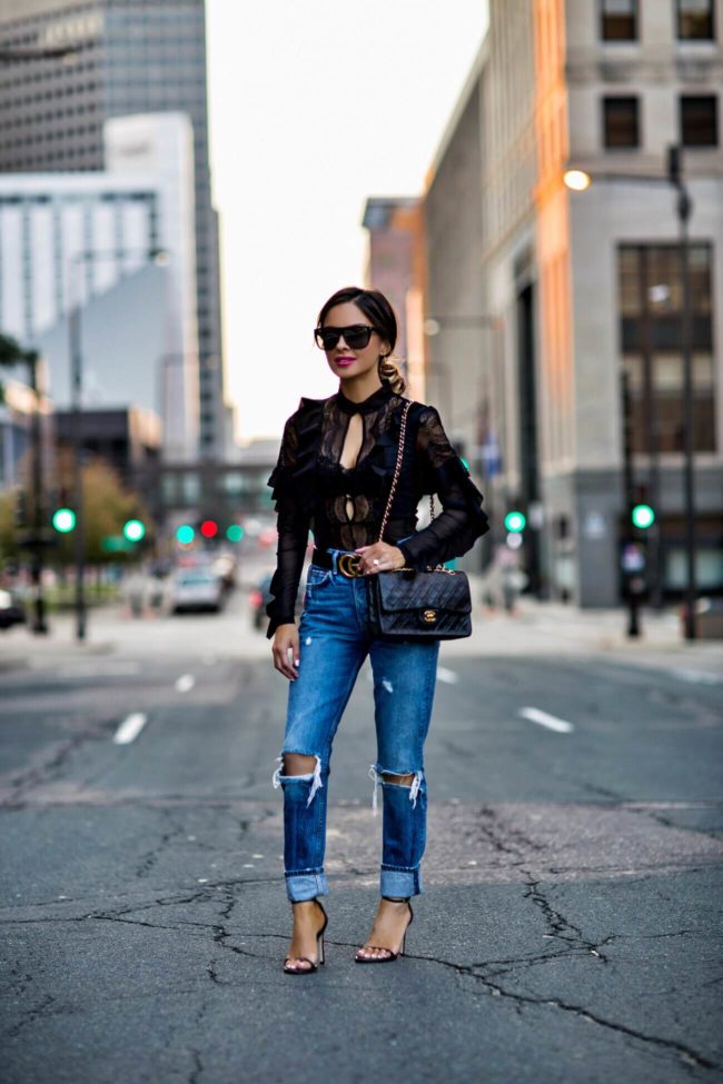 13 Cool Winter Outfits That Involve a Long-Sleeve Bodysuit