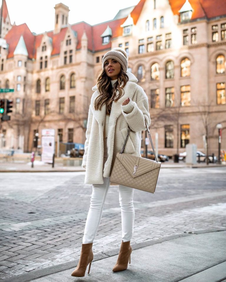 White Teddy Coat - Mia Mia Mine