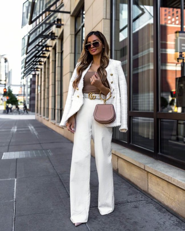 6 Best Ways To Style WHITE Pants in Fall