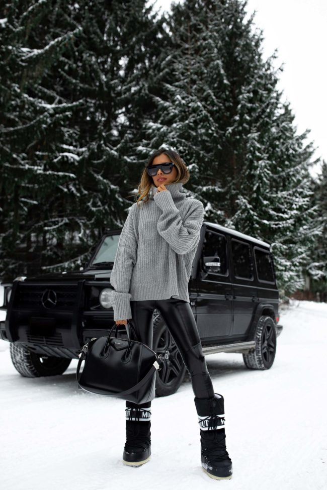 Snow Boots Casual Winter Outfits For Women (9 ideas & outfits