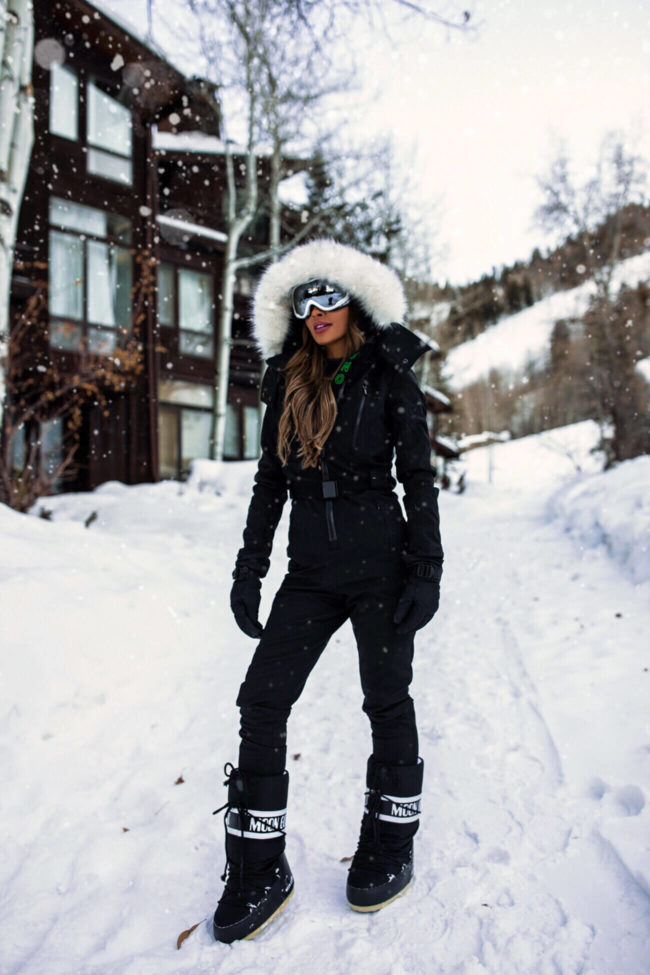Topshop sno **black long sleeve ski suit  Topshop outfit, Black long  sleeve, Skiing outfit
