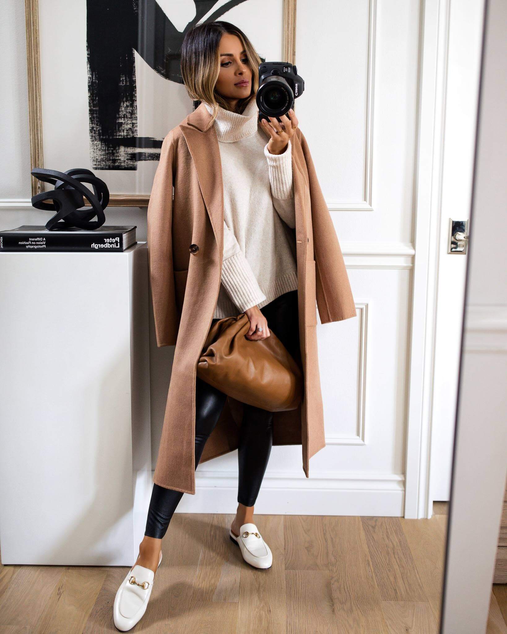 10 Stylish Ways To Wear A Camel Coat This Fall - Mia Mia Mine