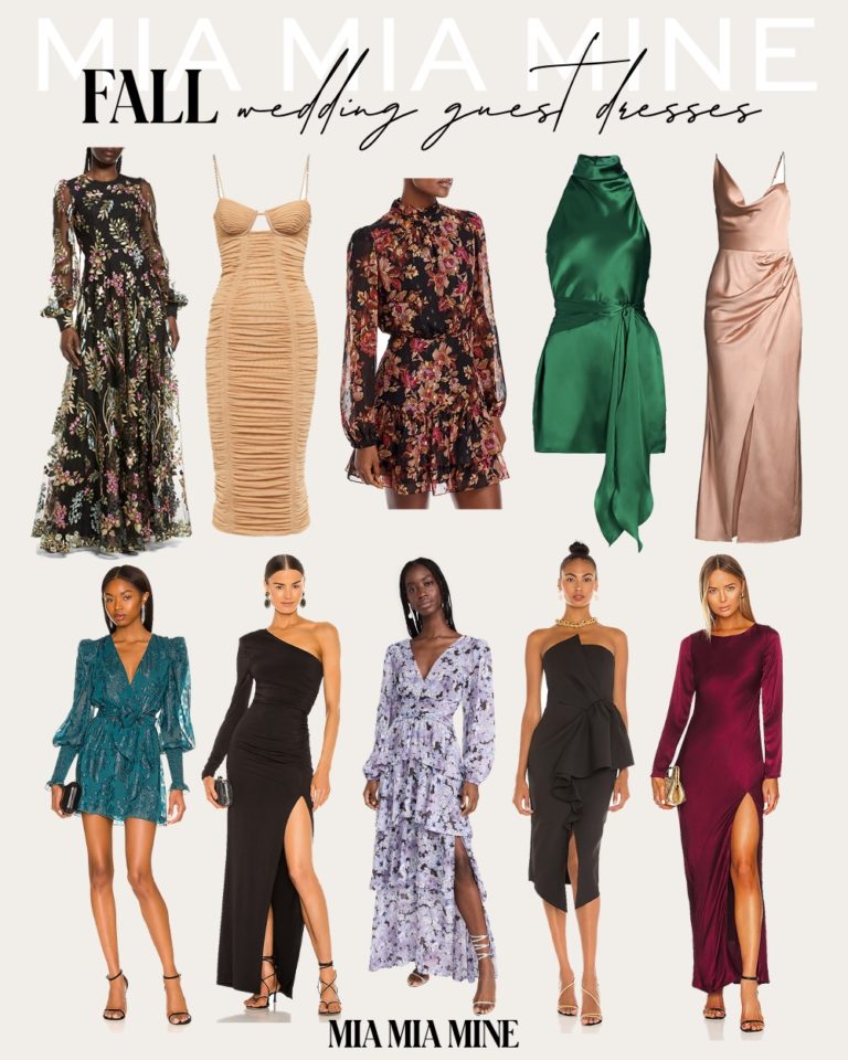 The Best Fall Wedding Guest Dresses That Are Currently In Stock - Mia ...