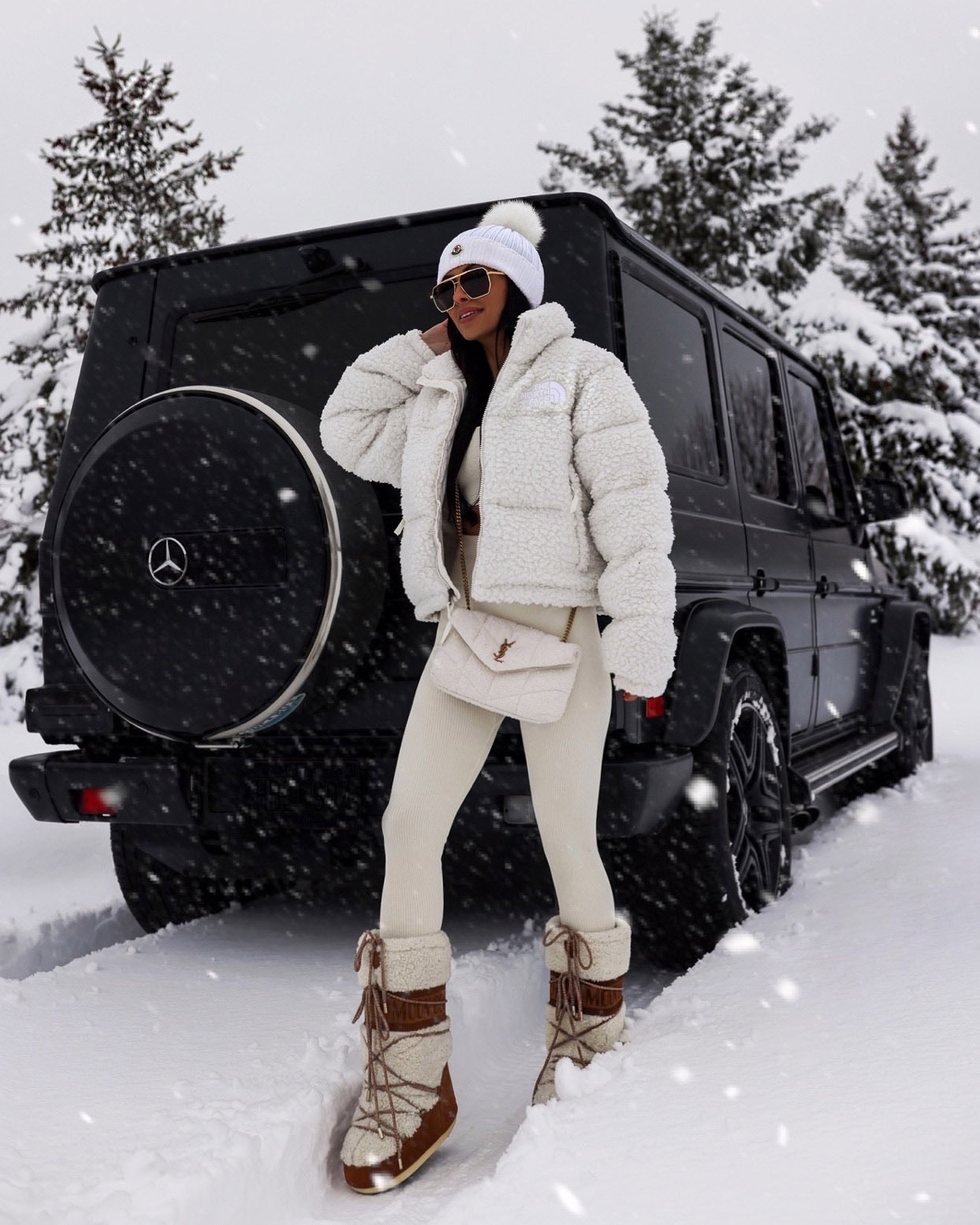 Topshop SKI Snow Jacket White : : Fashion