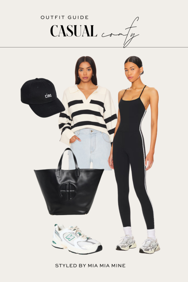 summer athleisure outfit from revolve