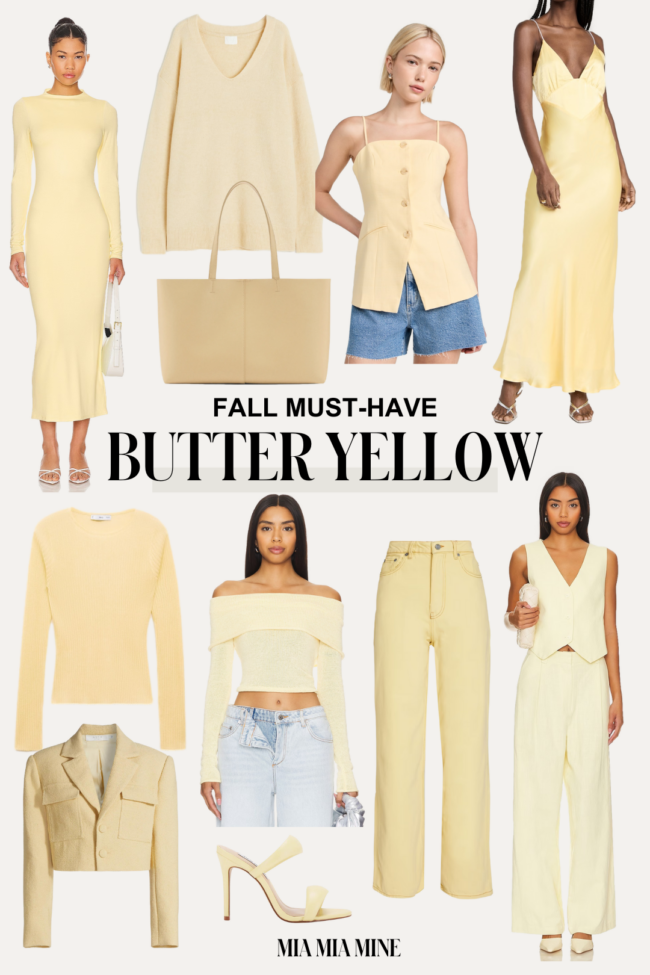 butter yellow fashion