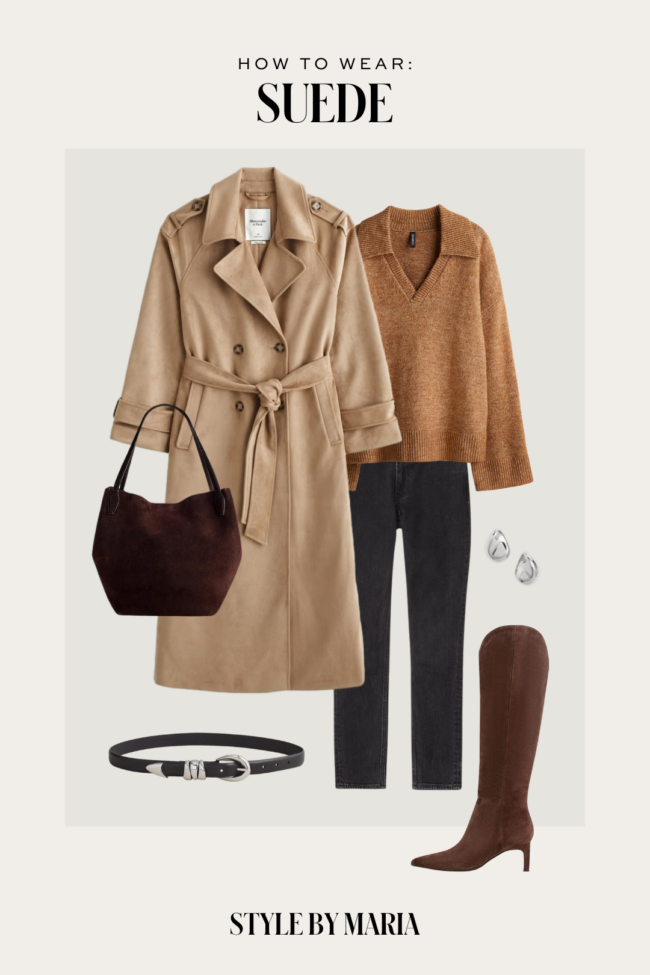 suede fashion trend for fall